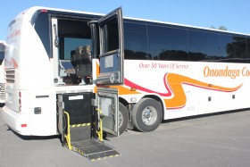 ADA wheelchair equipped coaches